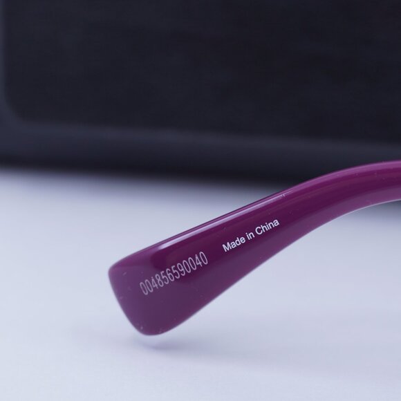 MaxMara EMME15 MM0065 75B Round Sunglasses - Fuxia/Smoke Gradient - Picture 8 of 11